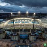 Etihad Stadium i Manchester – Manchester Citys hjemmebane midt i Manchester City dommen