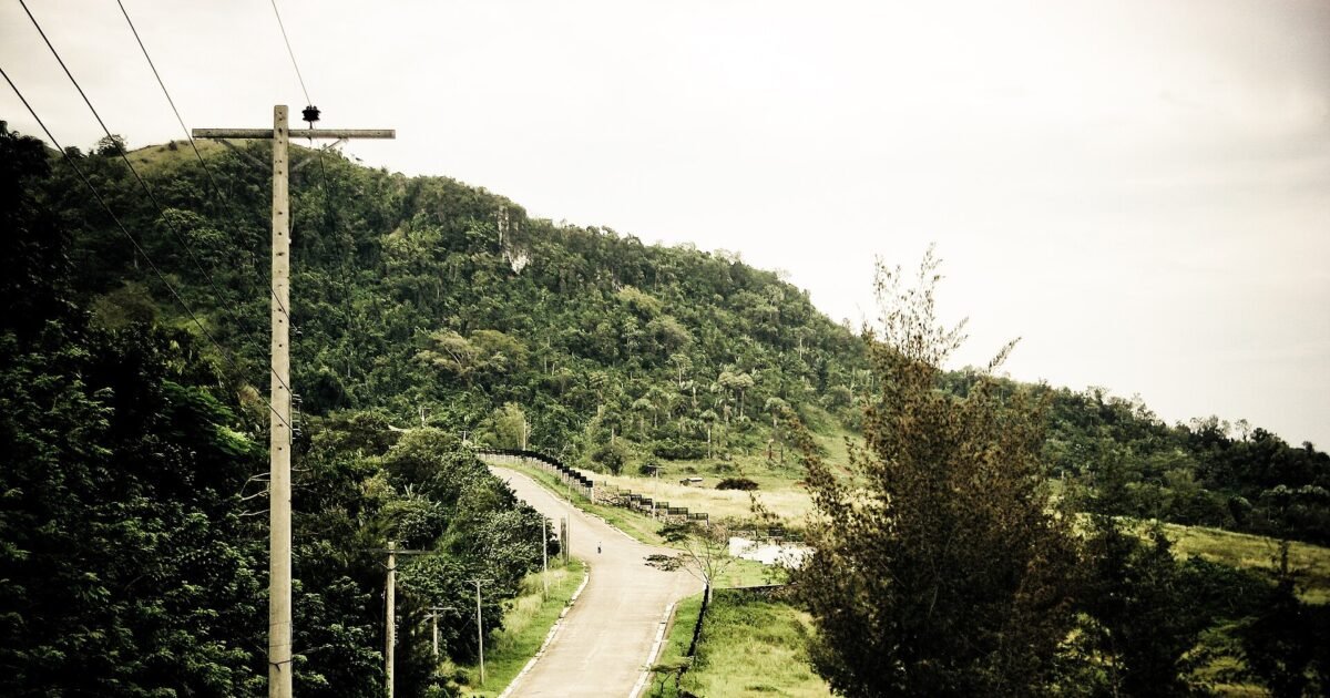 Forest landscape at Kan-irag Nature Park in Central Cebu