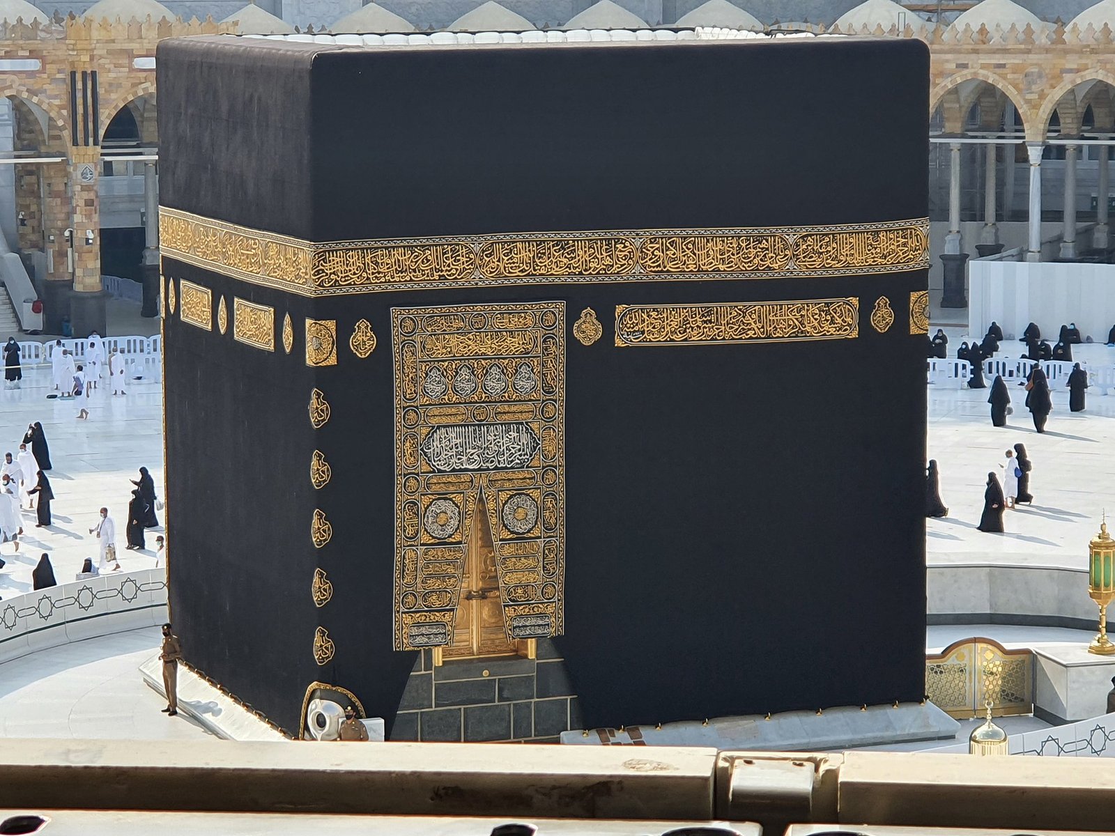 The Kaaba at the Great Mosque of Mecca, Saudi Arabia (illustrative)