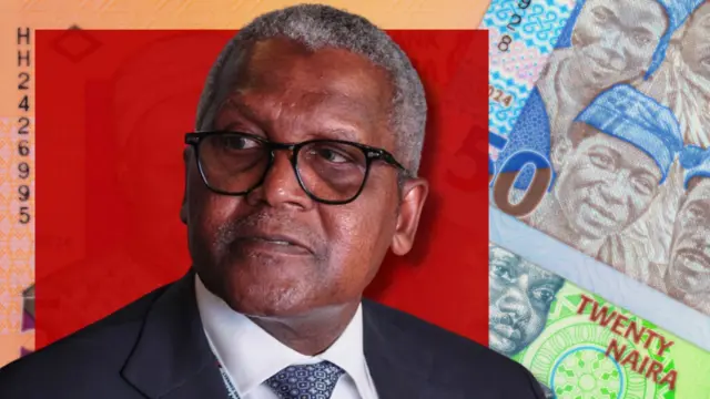 Aliko Dangote at groundbreaking ceremony of Dangote oil refinery in Lamu Kenya
