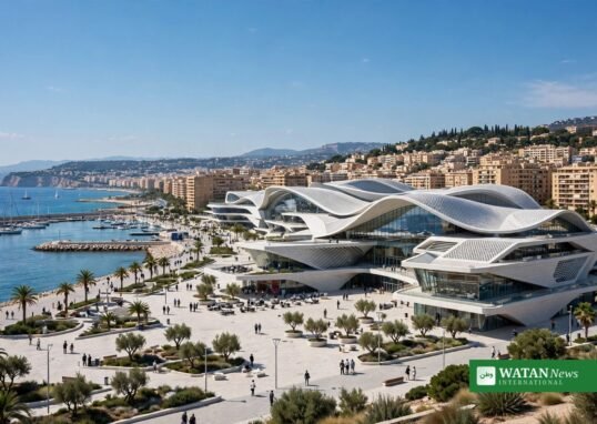 Modern expo conference center on the Mediterranean coast — Antalya will host COP31 from 9 to 20 November 2026