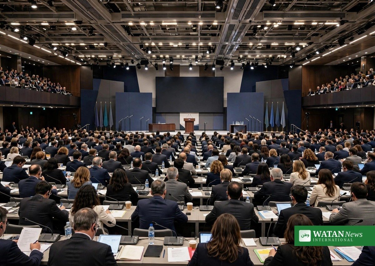Delegates seated in a large international assembly hall during the 81st UN General Assembly high-level week in New York