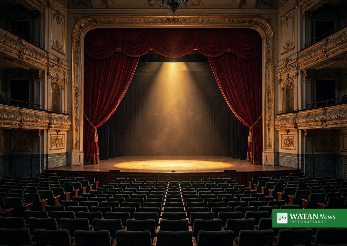 Hrant Dink Award ceremony stage at Harbiye Muhsin Ertuğrul Stage in Istanbul