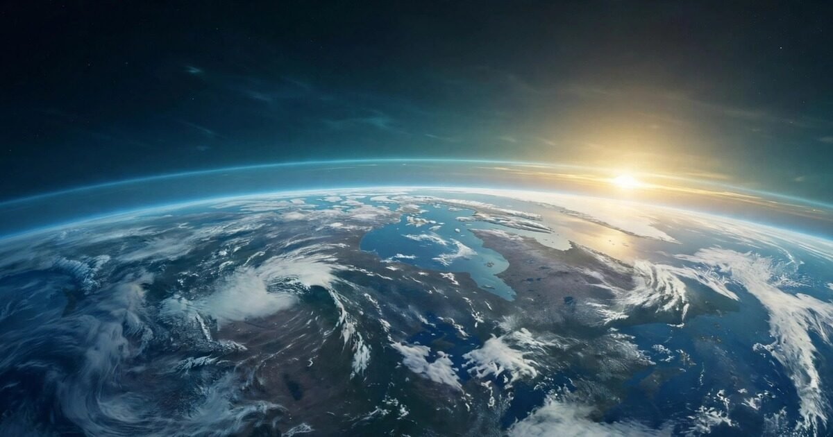 World Ozone Day 2026: planet Earth with a glowing ozone layer under the Kigali Amendment theme