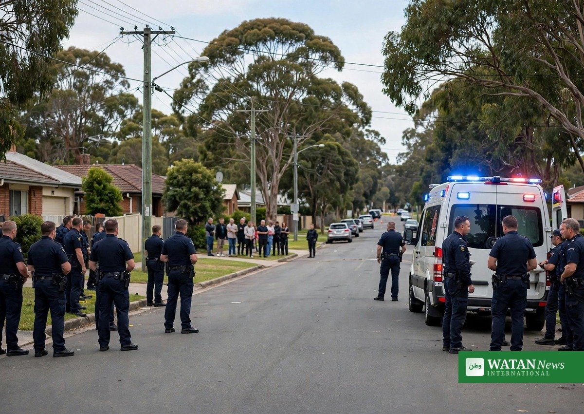 Emergency responders at the scene of the Newcastle crowd crash in Wallsend, NSW, October 2026