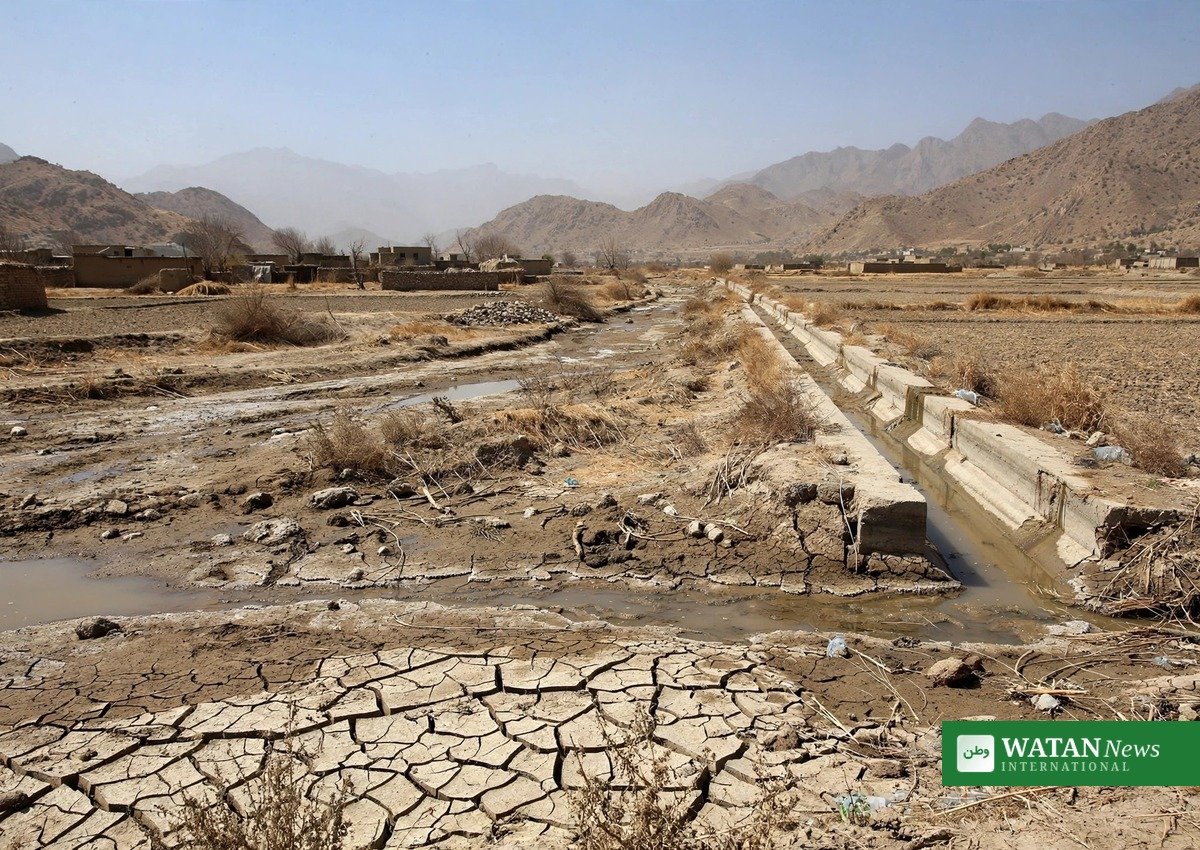 Dried canal in Khyber Pakhtunkhwa illustrating the water crisis raised with Governor Kundi