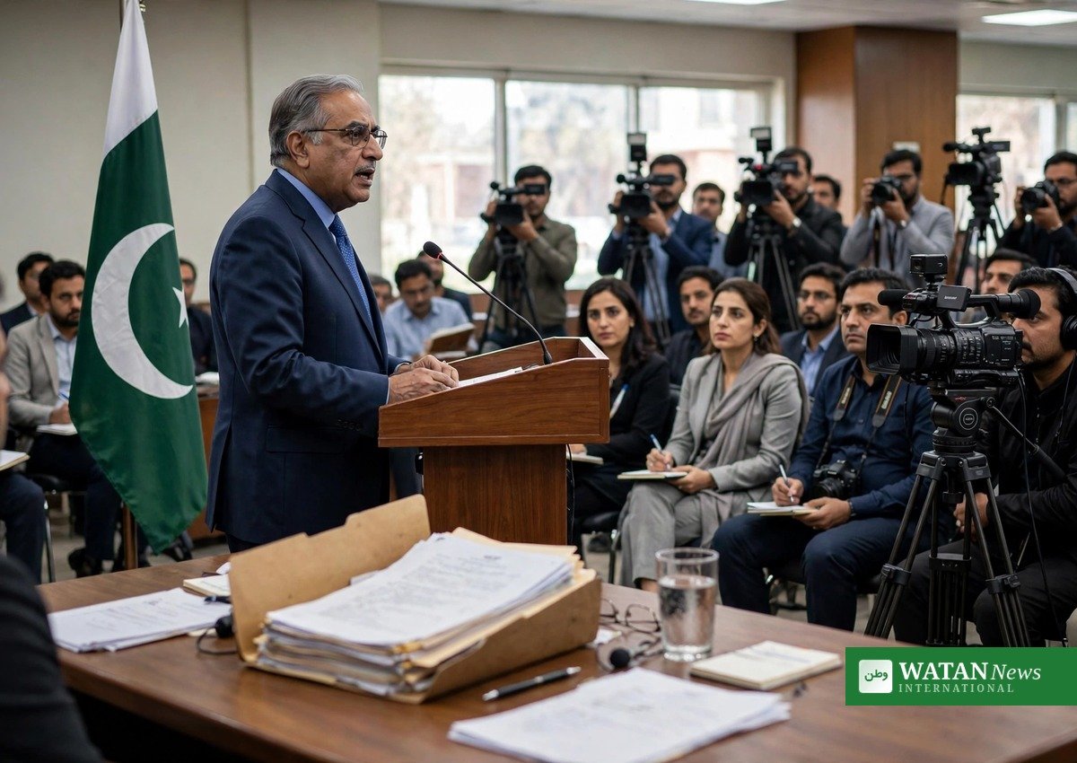 Federal health ministry press briefing in Pakistan amid the Sindh MDCAT 2026 inquiry
