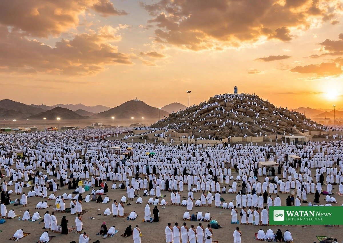 میدانِ عرفات میں حجاج کا اجتماع — 9 ذوالحجہ کو وقوفِ عرفہ، حج کی خواہش کی تکمیل کا باب