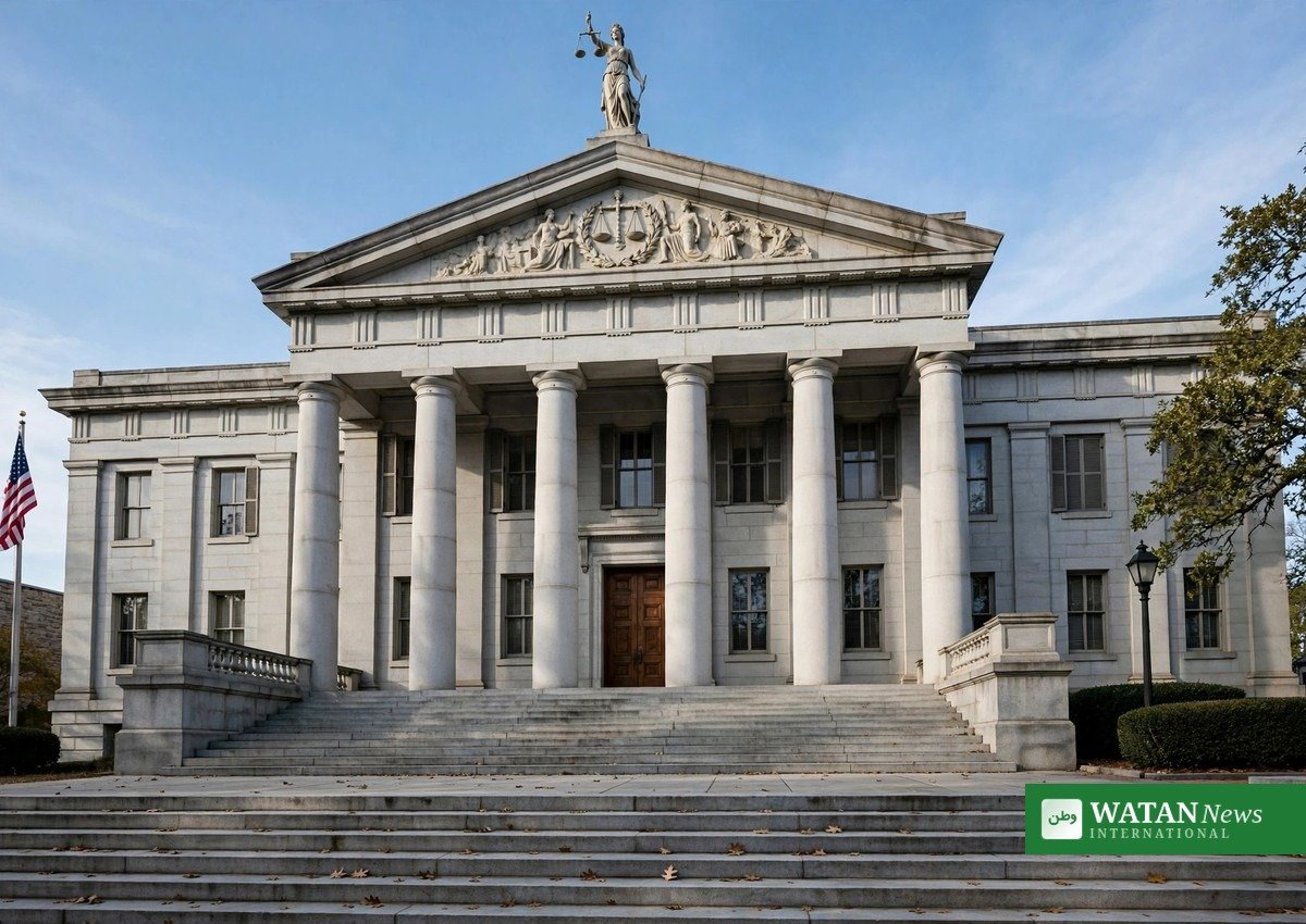 Courthouse columns representing the criminal investigation into the Cornell rape allegations