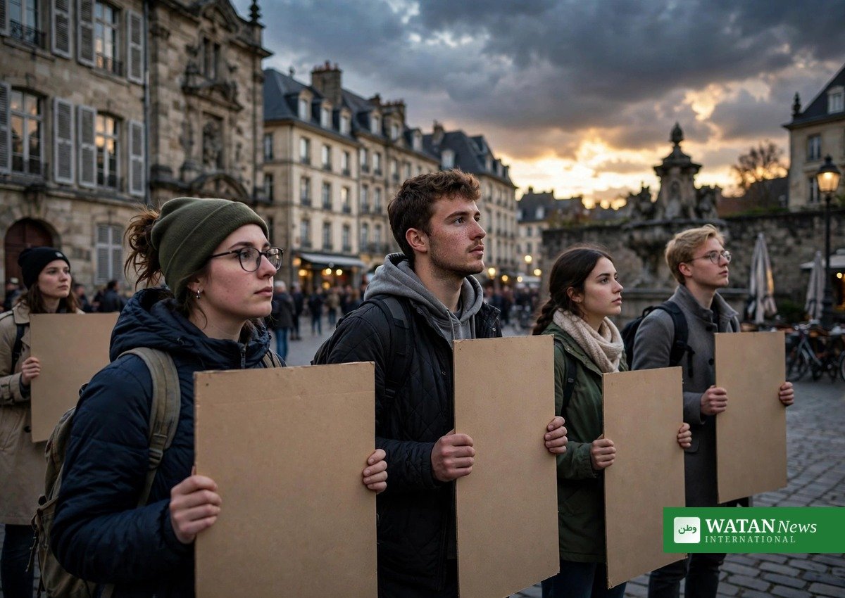 Student protesters, the main challengers in the Vucic prime minister campaign