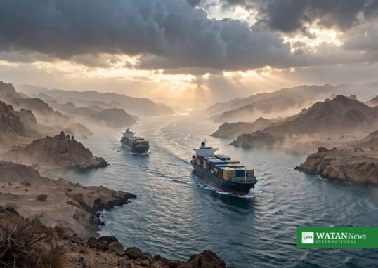 Cargo ships passing through the Bab al-Mandab strait secured by Saudi-backed Yemeni forces