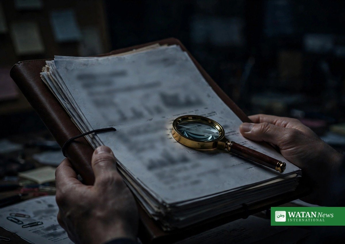 FCA whistleblower investigation: a whistleblower's dossier of financial documents under a magnifying glass
