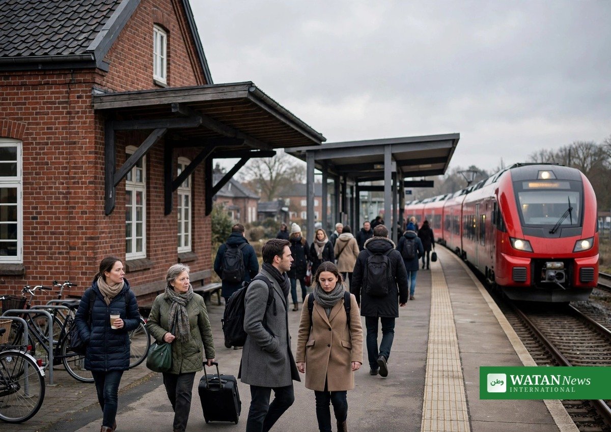 Pendler-effekt og boligpriser i Region Sjælland – regionaltogstation med pendlere