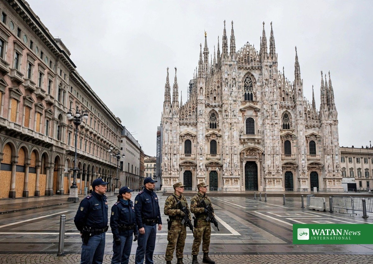 Milan protests security deployment