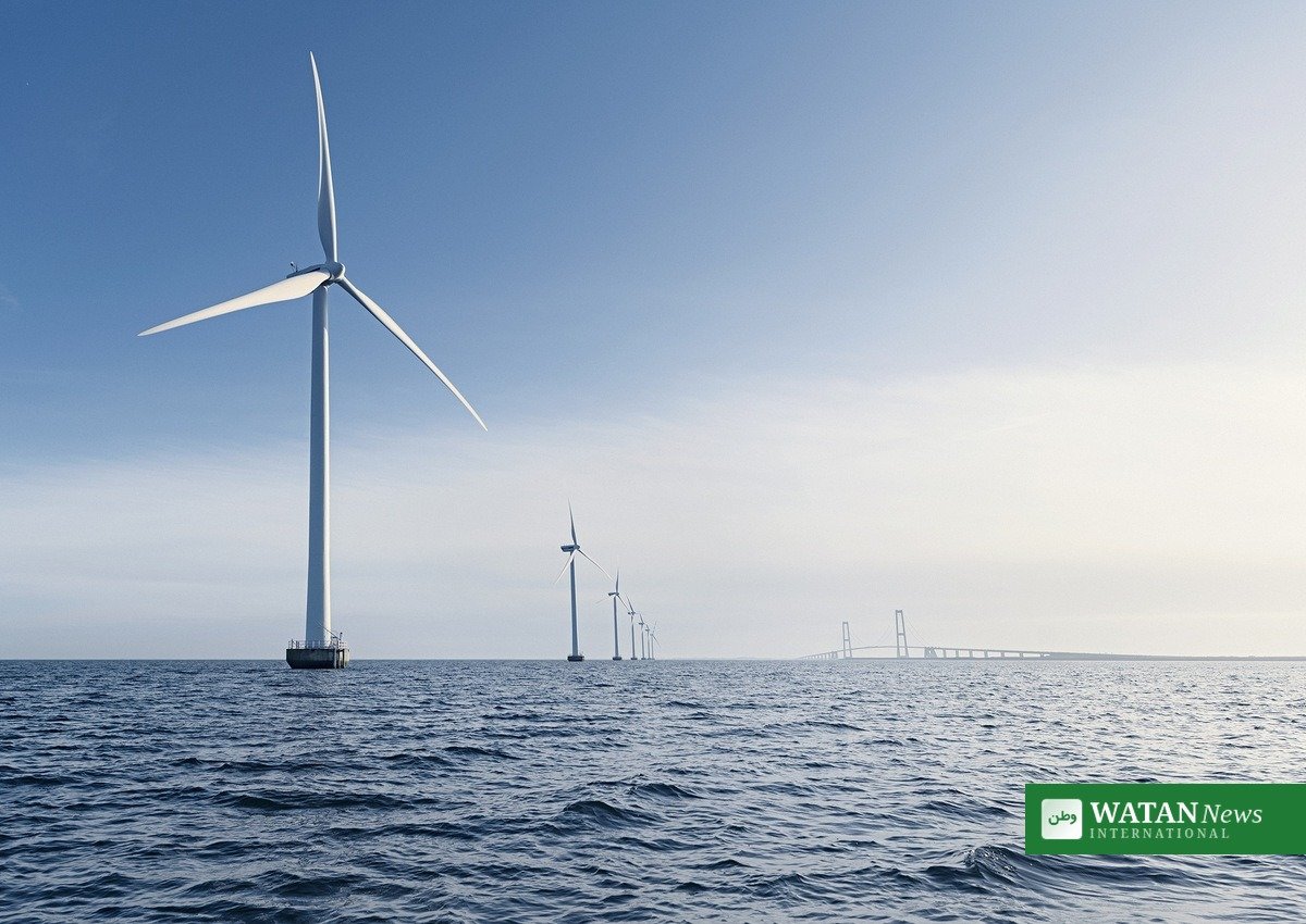 Havvindmøller ved Storebælt — vedvarende energi er en del af EU's klimaværktøjer