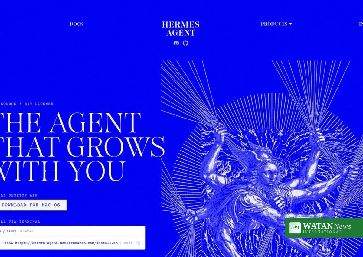 Nous Research Series B: Hermes Agent website offering open-source AI agent downloads