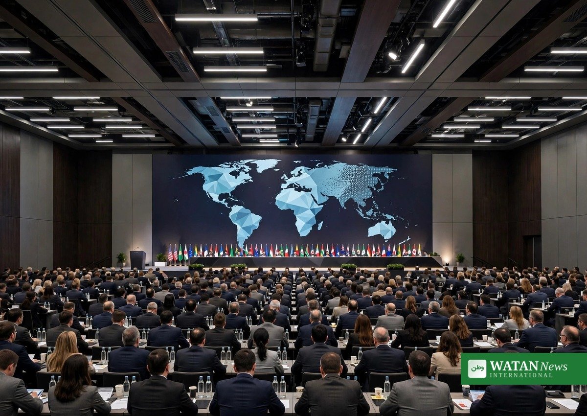 Delegates filling a large conference hall at the Bangkok IMF-World Bank annual meetings where the Bangkok Blueprint fraud framework was launched