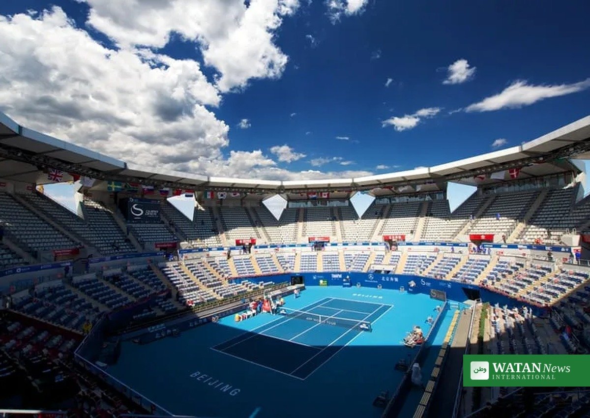 Beijing National Tennis Center stadium, China Open Andreeva semifinal