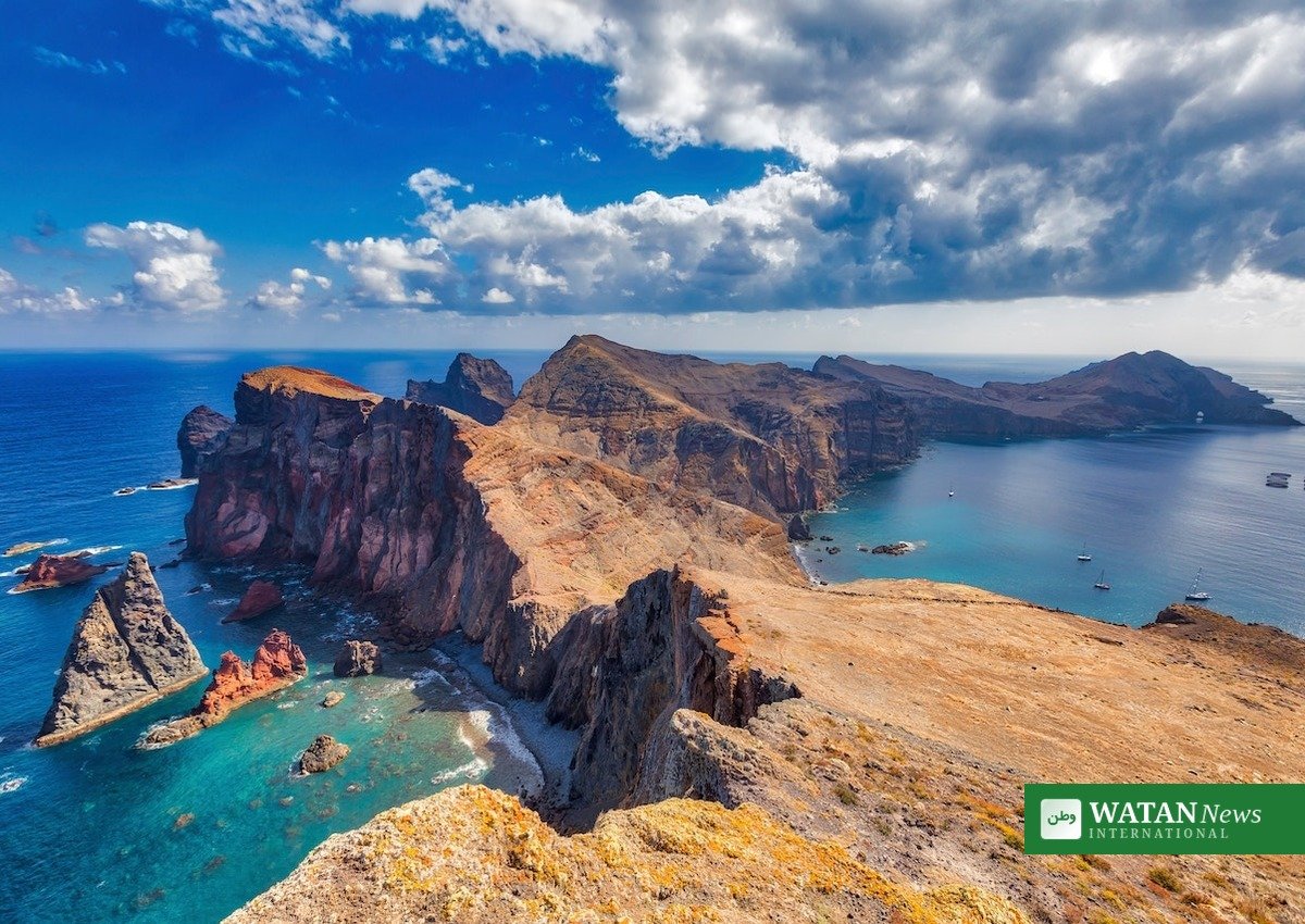 Dramatiske klipper ved Ponta de São Lourenço på Madeira