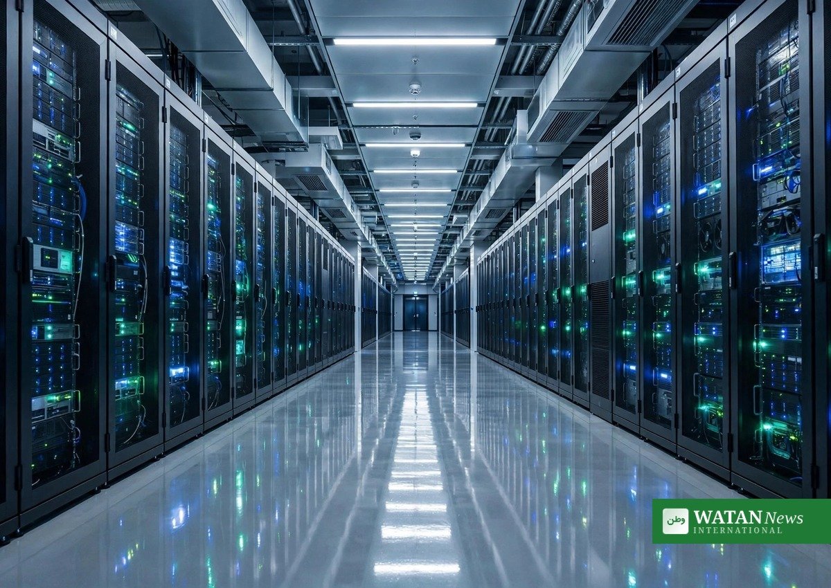 Servergange i et moderne datacenter