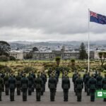 New Zealand Defence Force honour guard ceremony