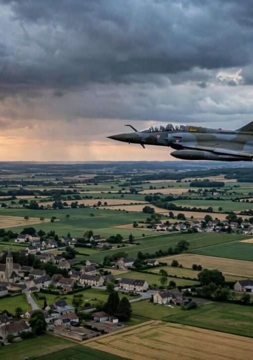 French Mirage jet crash: Mirage 2000D fighter jet over France.
