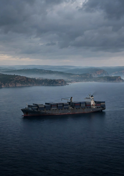 Cargo ship on the Black Sea after drone attacks prompted NATO defence review
