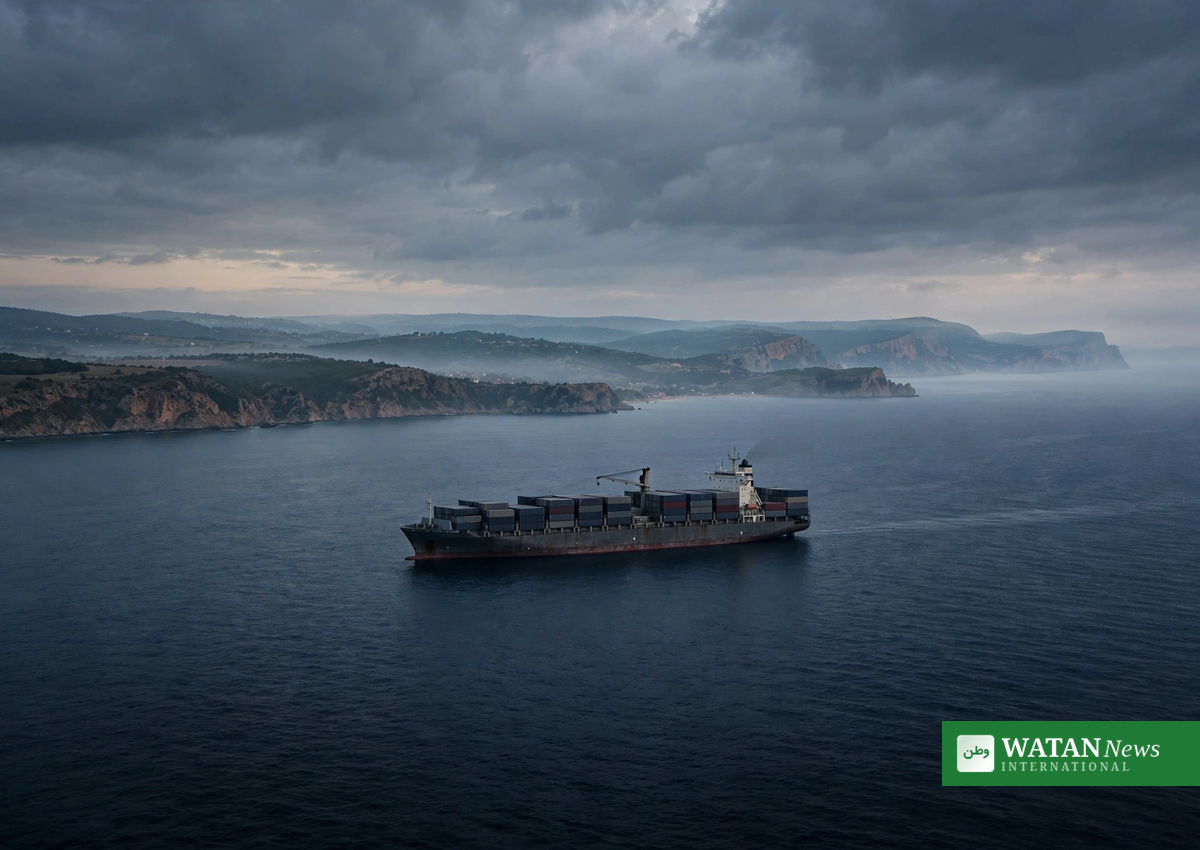 Cargo ship on the Black Sea after drone attacks prompted NATO defence review