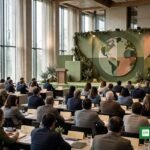 Den canadiske COP31-delegation ved en international klimakonference