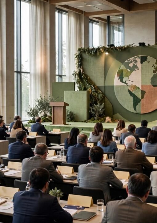 Den canadiske COP31-delegation ved en international klimakonference