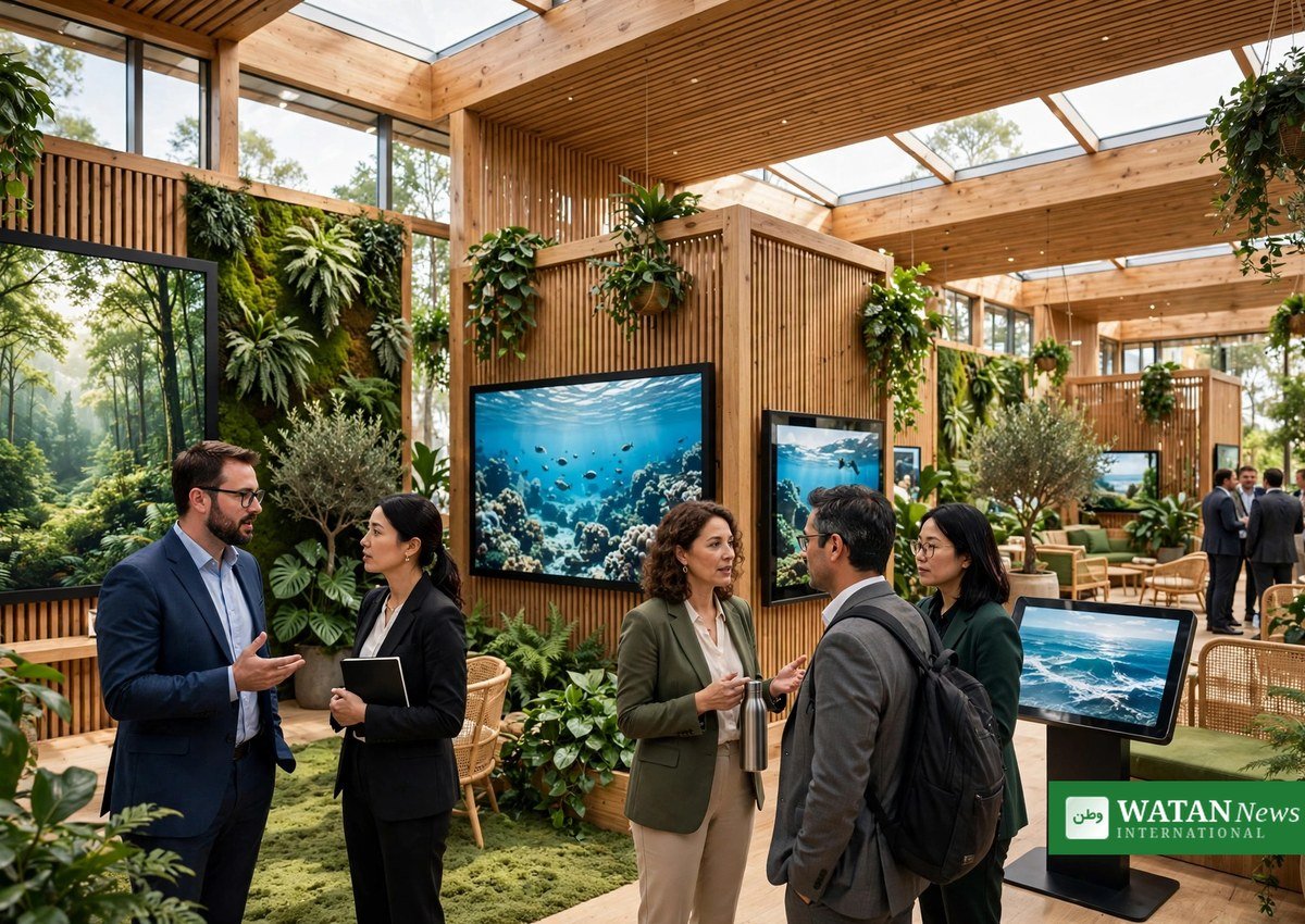 Canada COP31 delegation pavilion concept at an international climate conference
