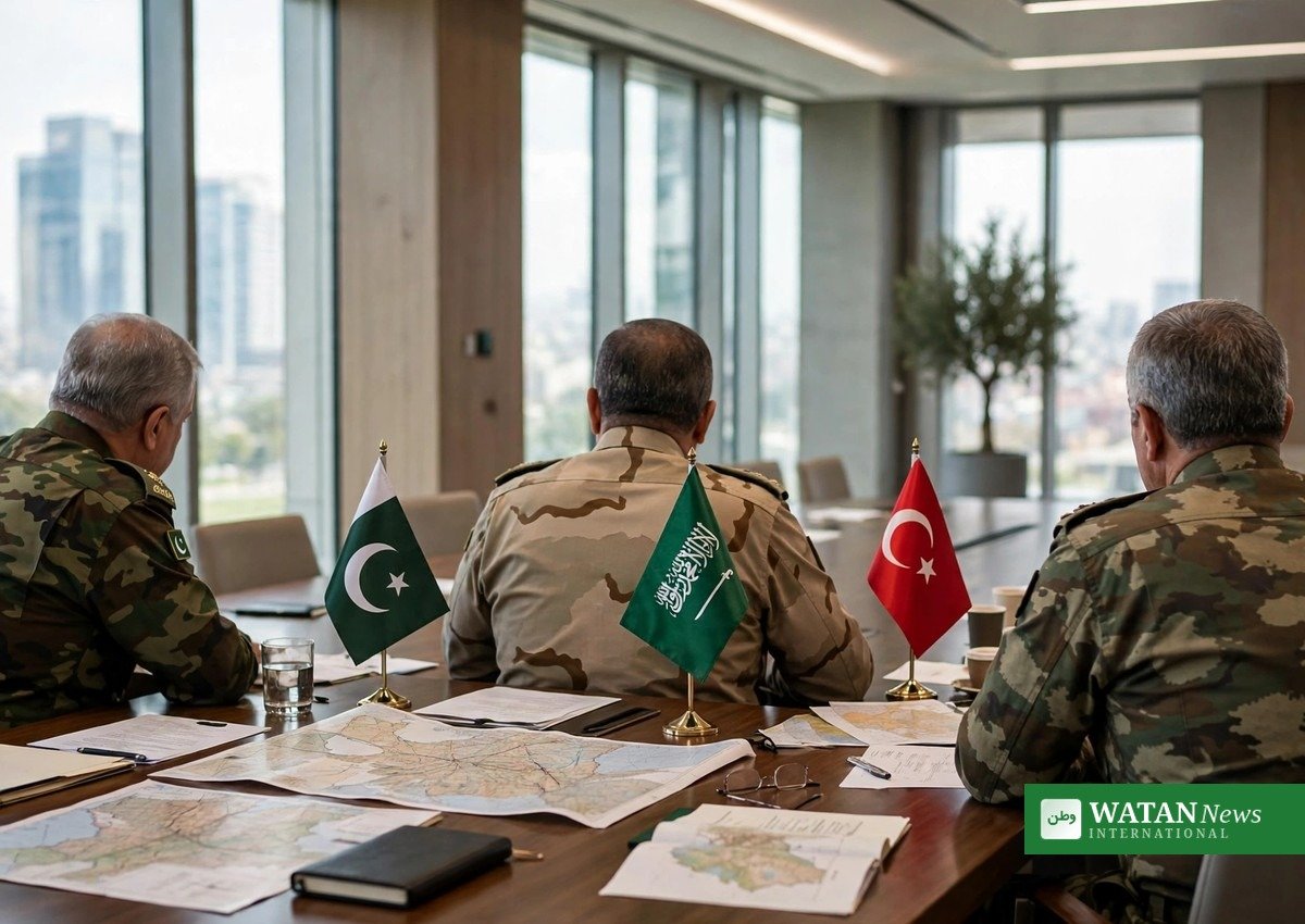 Trilateral defence strategy meeting of the Makkah Defence Alliance