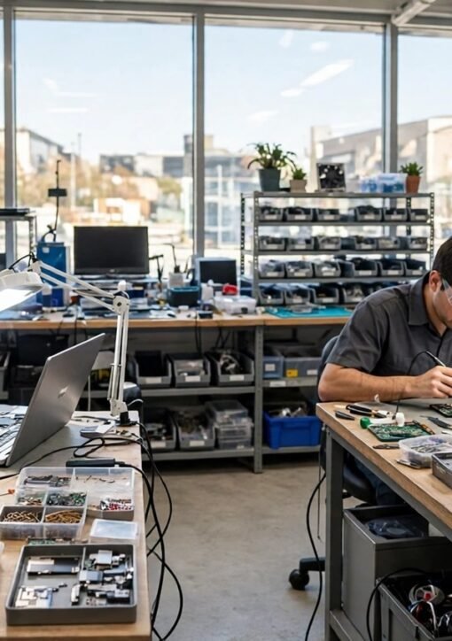 Sydafrika cirkulær elektronik reparationsværksted