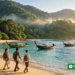 Thailand grøn turisme Koh Tao strand både