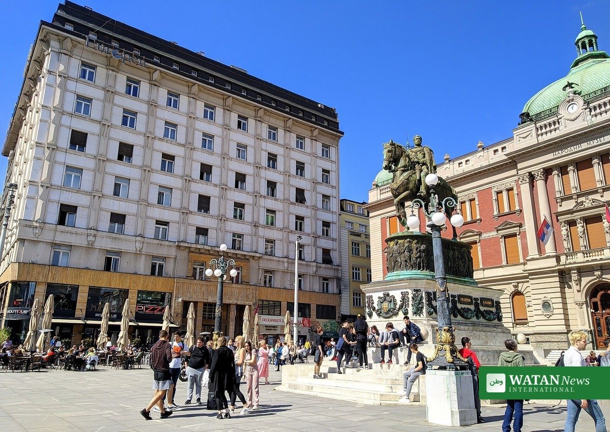 Belgrade Republic Square Serbia