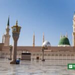 The Prophet's Mosque in Medina, Saudi Arabia