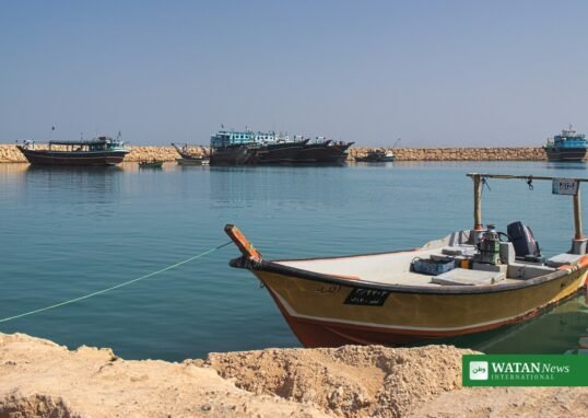 Traditional wooden fishing boats on Qeshm Island, Iran