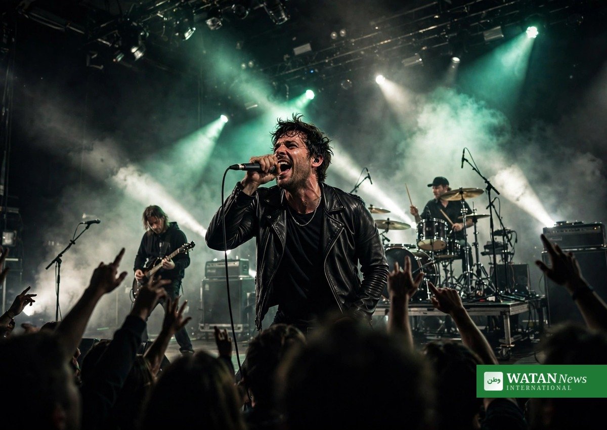 Enter Shikari performing live on stage — Enter Shikari hiatus announced for end of 2027