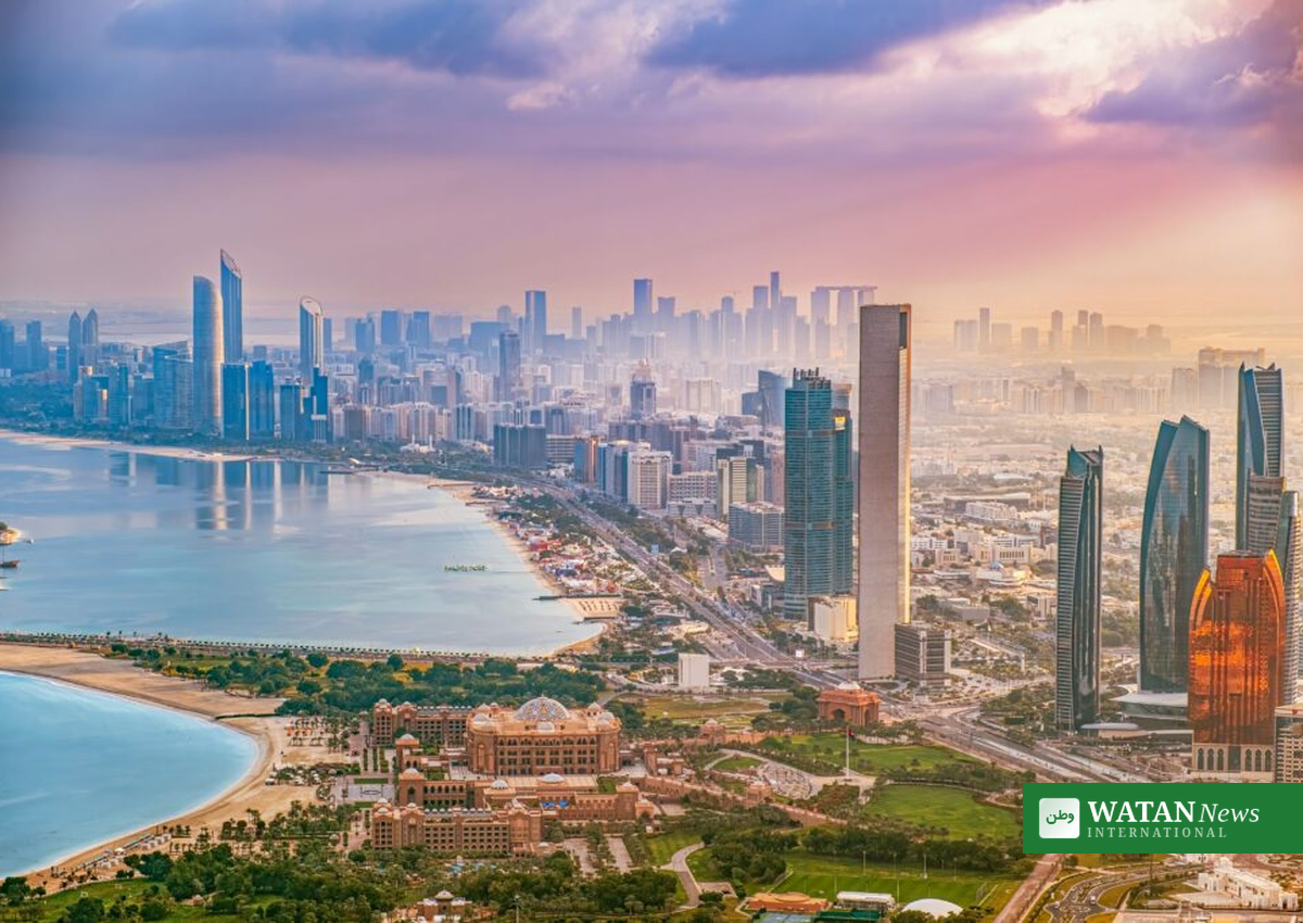 Abu Dhabi skyline, the expected venue city for the Ukraine Russia peace talks