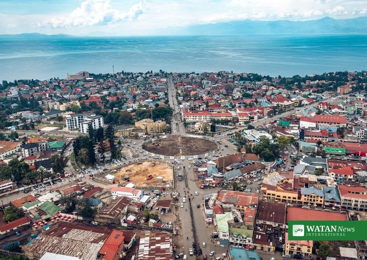 Goma city in eastern Democratic Republic of Congo
