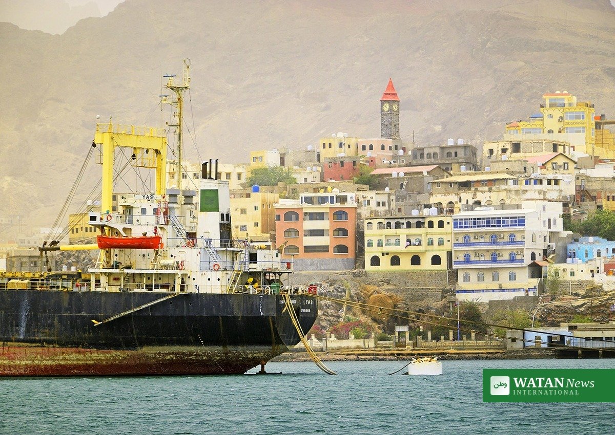 The port of Aden in Yemen