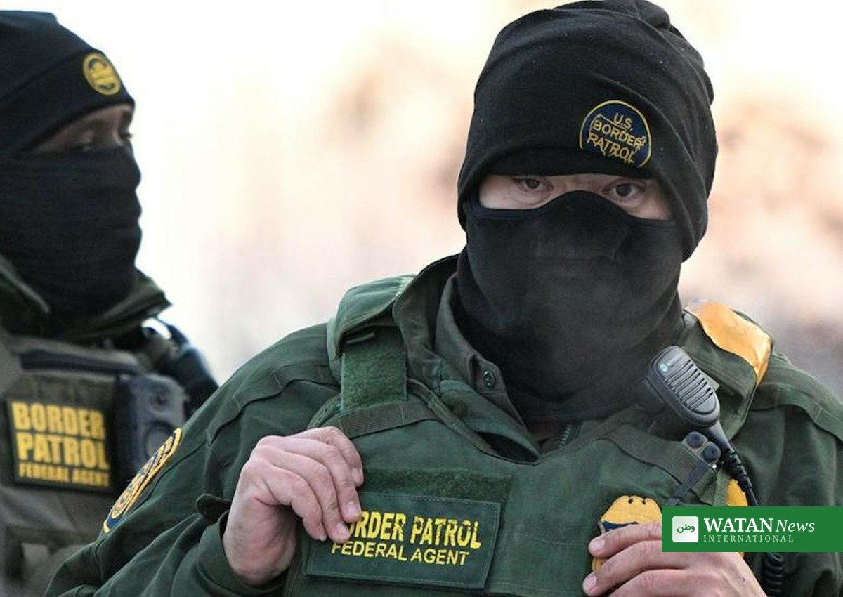 US Border Patrol agents on duty