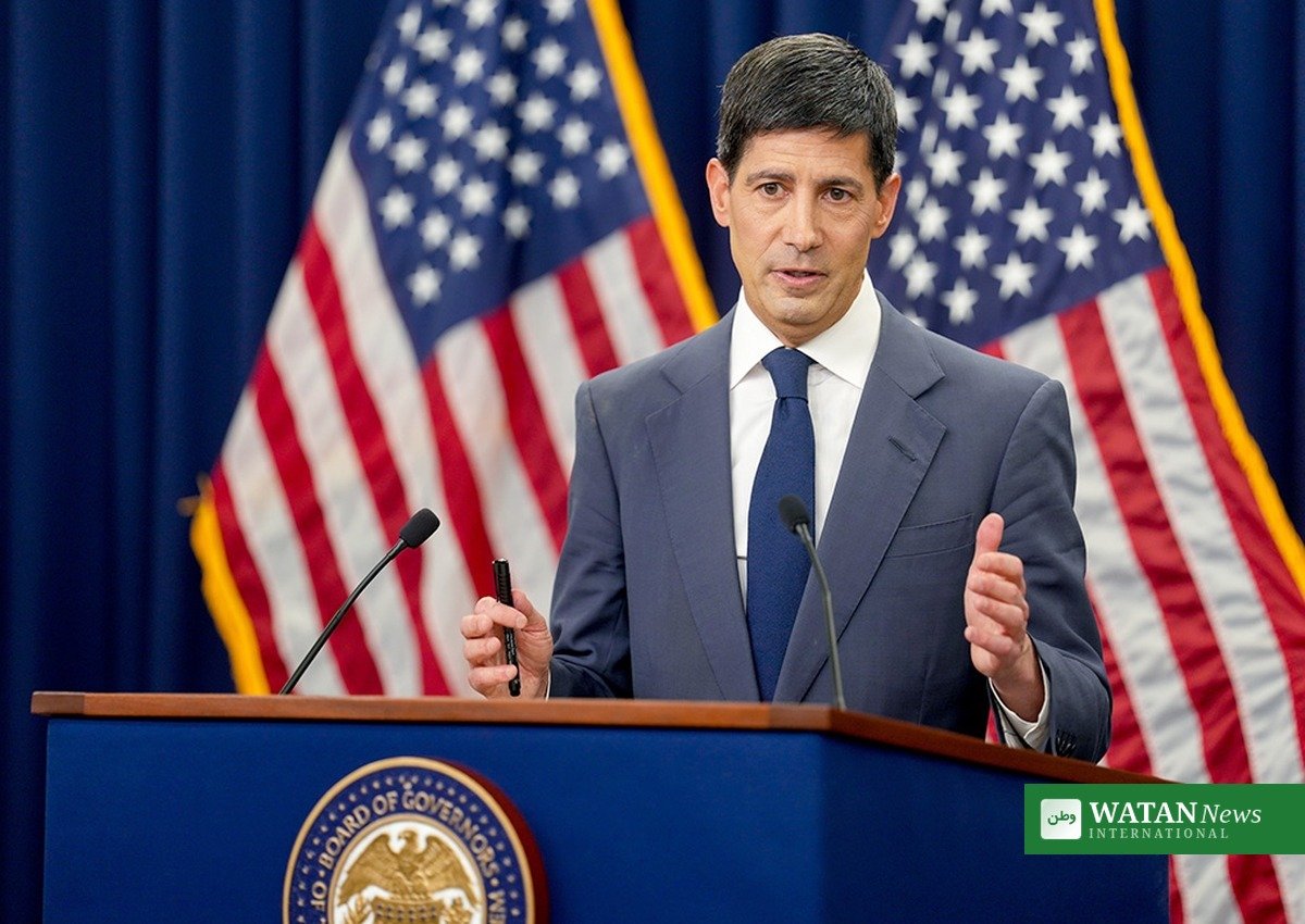 Federal Reserve Chair Kevin Warsh speaking at a news conference