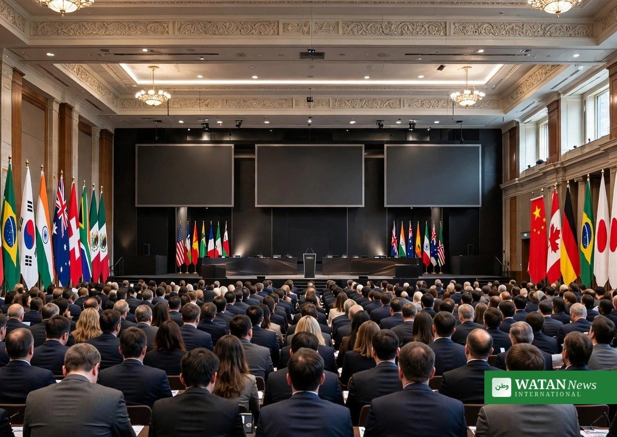 ورلڈ بینک اور آئی ایم ایف کے سالانہ اجلاسوں کا علامتی منظر