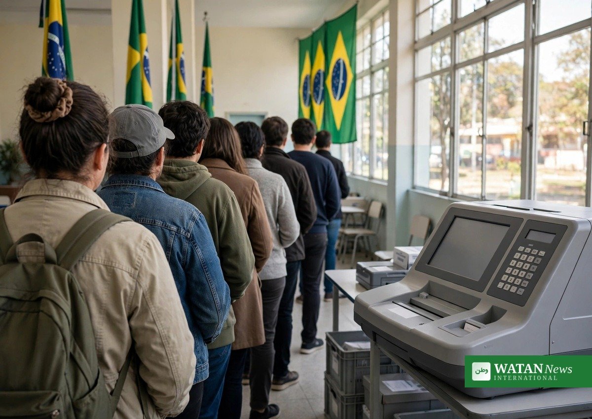 Brasilianske vælgere ved den elektroniske stemmeurne – uro efter mistænkelig rygsæk ved højesteret før præsidentvalget