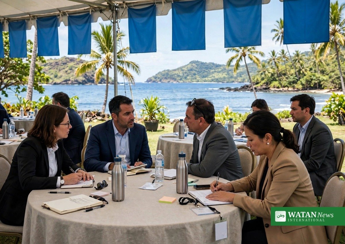 Delegater ved COP31 pre-COP's interessentprogram i Nadi, Fiji, forud for klimaforhandlingerne