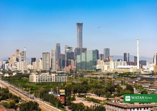 Beijing skyline, China special envoy Middle East