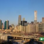 Beijing central business district skyline