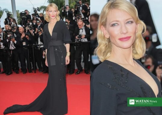 Cate Blanchett på den røde løber i Cannes