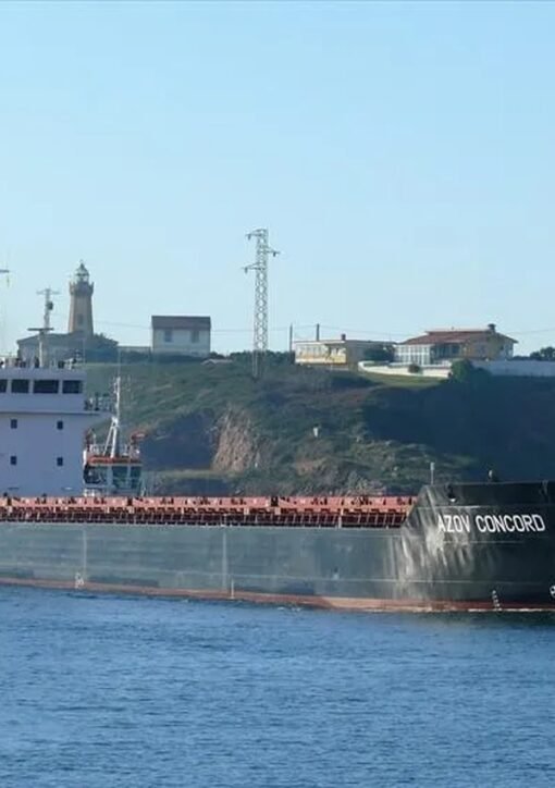 Bulgaria Black Sea drone attack: cargo ship Azov Concord at sea